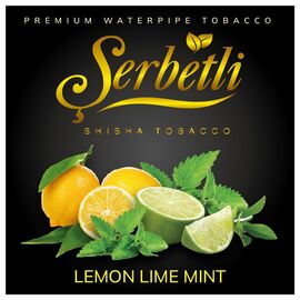 Тютюн Serbetli Lemon Lime Mint (Лимон Лайм М'ята) 500 гр