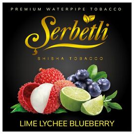 Табак Serbetli Lychee Lime Blueberry (Лайм Личи Черника) 100гр