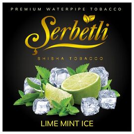 Тютюн Serbetli Lime Mint Ice (Лайм М'ята Лід) 100 гр