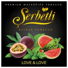 Тютюн Serbetli Love Love (Кавун Маракуя) 100гр