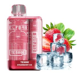 Одноразка Elf ​​Bar TE5000 Strawberry Ice (Полуниця Айс)