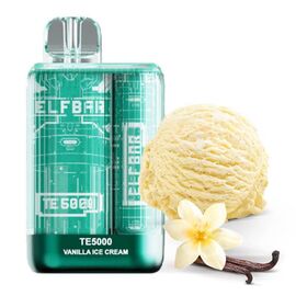 Одноразка Elf ​​Bar TE5000 Vanilla Ice Cream (Ванільне Морозиво)