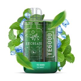 Одноразка Elf Bar TE6000 Ice Mint (М'ята Лід)