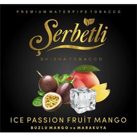 Тютюн Serbetli Ice PassionFruit Mango (Айс Манго Маракуя) 500 грам