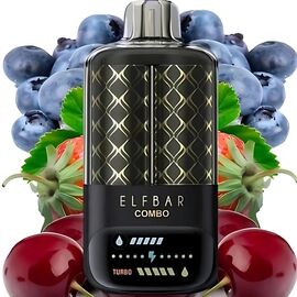 Одноразка Elf Bar Combo 20000 Blueberry Sour Raspberry & Chery (Чорниця Малина Вишня)