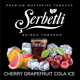 Тютюн Serbetli Ice Cherry Grapefruit Cola (Вишна Грейпфрут Кола Льод) 100 гр