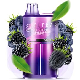Одноразка Elf Bar BC20000 Sour Blackberry Blueberry (Кислая Ежевика Черника)