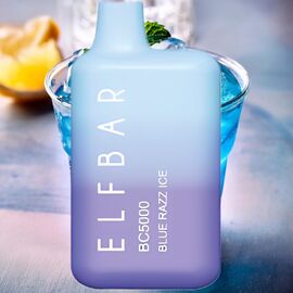 Одноразка Elf Bar BС5000 Blue Razz Ice (Блакитний Лимонад Лід)