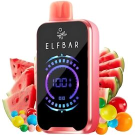 Одноразка Elf Bar RAYA D2 20000 Watermelon Bubble Gum (Кавунова Жуйка)