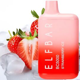 Одноразка Elf Bar BС5000 Strawberry Ice (Полуниця Лід)