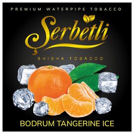 Табак Serbetli Ice Bodrum Tangerine (Мандарин Лёд) 100 гр