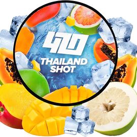Тютюн 420 Thailand Shot (Манго Папайя Помело Льод) 100 гр