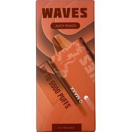 Одноразка Waves W5500 Maxx Juice Peach (Соковитий Персик)