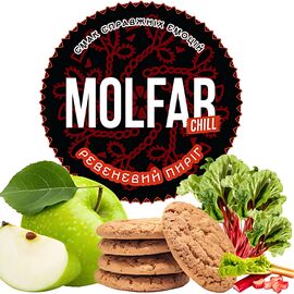 Табак Molfar Chill Line Ревеневий Пиріг (Ревень Зеленое Яблоко Печенье) 100 гр