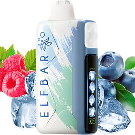 Электронная сигарета Elf Bar Ice King 30000 Blue Razz Ice (Голубой Лимонад)