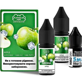 Рідина Набір Flavorlab Puff Apple (Яблуко) 10мл 5%