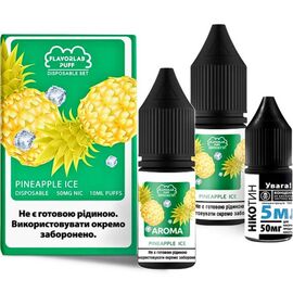 Рідина Набір Flavorlab Puff Pineapple Ice (Ананас Лід) 10мл 5%