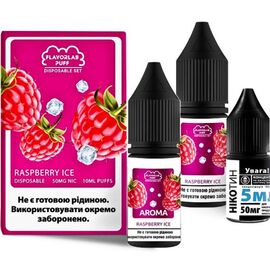 Рідина Набір Flavorlab Puff Raspberry Ice (Малина Лід) 10мл 5%