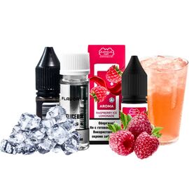 Рідина Набір Flavorlab Puff Raspberry Ice Lemonad (Малиновий Лимонад Лід) 10мл 5%