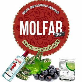Тютюн Molfar Spirit Line Карпатський Дух (Чорна Смородина Джин Ель) 40 гр