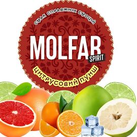 Тютюн Molfar Spirit Line Цитрусовий Пунш (Апельсин Грейпфрут Лайм Помело Льод) 40 гр
