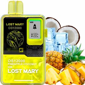 Електронна сигарета Lost Mary OS12000 Pineapple Coconut Ice (Ананас Кокос Лід)