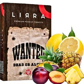 Тютюн Lirra Wanted (Слива Ананас Лимон) 50 гр