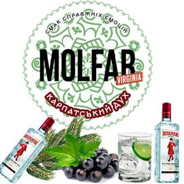 Тютюн Molfar Virginia Line Карпатський Дух (Чорна Смородина Джин Ялівець) 100 гр