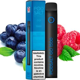 Одноразка POD Salt 1500 Blue Raspberry (Блакитна Малина)
