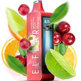 Одноразка Elf Bar Planet 25000 Cranberry Orange Baja Splash (Журавлина Апельсин Цитруси)