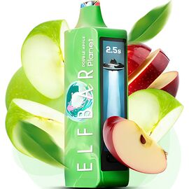 Одноразка Elf Bar Planet 25000 Double Apple (Подвійне Яблуко)