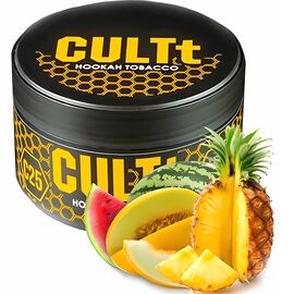 Тютюн CULTT С25 Pineapple Watermelon Melon (Культ Ананас Арбуз Диня) 100 гр