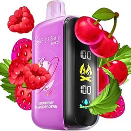 Одноразка Elf Bar RAYA D3 25000 Strawberry Raspberry Cherry (Полуниця Малина Вишня)