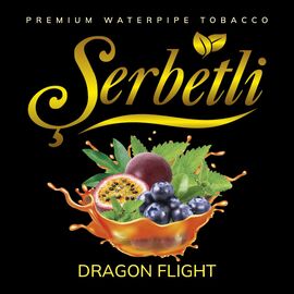Тютюн Serbetli Dragon Flight (Маракуя М'ята Чорниця) 500гр