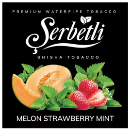Табак Serbetli Melon Strawberry Mint (Дыня Клубника Мята) 100 гр