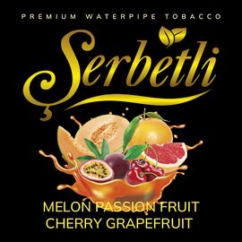 Тютюн Serbetli Melon Passionfruit Cherry Grapefruit (Диня Маракуя Вишня Грейпфрут) 500 гр