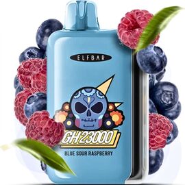 Одноразка Elf Bar GH23000 Blue Sour Raspberry (Кисла Блакитна Малина)