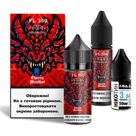 Рідина Набір Flavorlab FL350 Cherry Menthol (Вишня Ментол) 30мл 5%