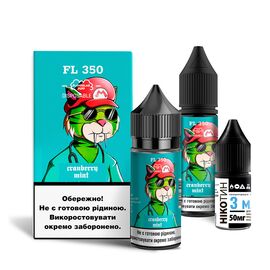 Рідина Набір Flavorlab FL350 Cranberry Mint (Журавлина М'ята) 30мл 5%
