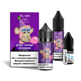 Жидкость Набор Flavorlab FL350 Grape Orange Cinnamon (Виноград Апельсин Корица) 30мл 5%