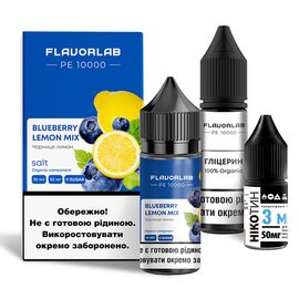 Жидкость Набор Flavorlab PE 10000 Blueberry Lemon Mix (Черника Лимон) 30мл 5%