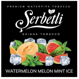 Табак Serbetli Watermelon Melon Mint Ice (Арбуз Дыня Мята Лёд) 100 гр