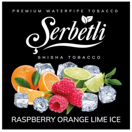 Табак Serbetli Raspberry Orange Lime Ice (Малина Апельсин Лайм Лёд) 100 гр