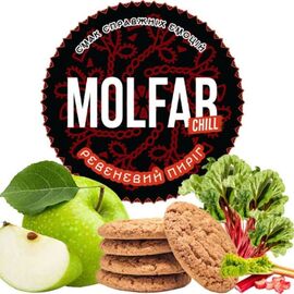 Табак Molfar Chill Line Ревеневий Пиріг (Ревень Зеленое Яблоко Печенье) 40 гр