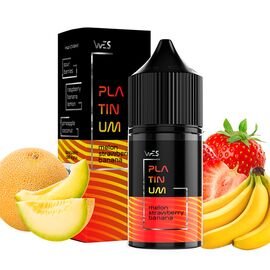 Рідина Набір WES Platinum Melon Strawberry Banana (Диня Полуниця Банан) 30 мл 5%