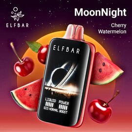 Одноразка Elf Bar MoodNight 40000 Cherry Watermelon (Вишня Кавун)