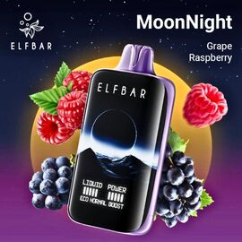 Одноразка Elf Bar MoodNight 40000 Grape Raspberry (Виноград Малина)