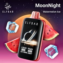 Одноразка Elf Bar MoodNight 40000 Watermelon Ice (Кавун Лід)