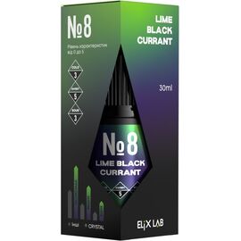 Рідина Elix Crystal Lime Black Currant (Лайм Чорна Смородина) 30мол 5%