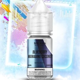 Рідина SOLANA LIQUID Blueberry Managing Coconut (Чорниця Манго Кокос) 30мол 5%